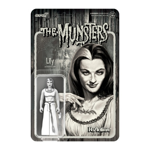 The Munsters - Lily Grayscale Version - ReAction Figures