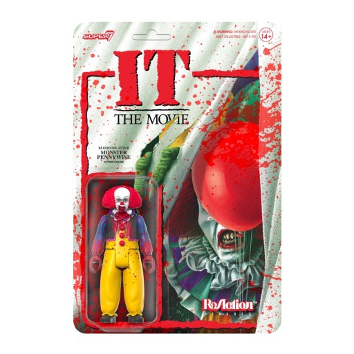 It - The Movie - Pennywise Monster (Blood Splatter) - ReAction Figures
