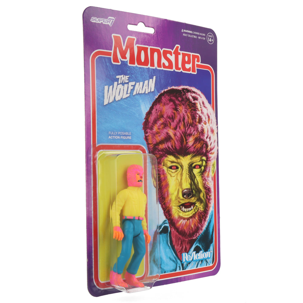 The Wolf Man - Colores de vestuario de monstruos universales - Figura de reacción